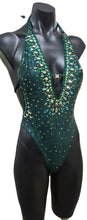 Load image into Gallery viewer, Green one piece swimsuit rental