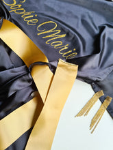 Load image into Gallery viewer, Black Custom Competition Robe - KoKo AustraliaBlack Custom Competition RobeKoKo Australia