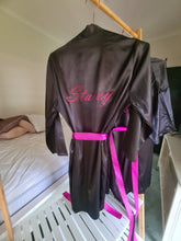 Load image into Gallery viewer, Black Custom Competition Robe - KoKo AustraliaBlack Custom Competition RobeKoKo Australia