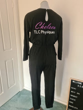 Load image into Gallery viewer, "TLC Physiques" Black Team Tanning Onezie - KoKo Australia"TLC Physiques" Black Team Tanning OnezieKoKo Australia