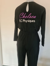 Load image into Gallery viewer, "TLC Physiques" Black Team Tanning Onezie - KoKo Australia"TLC Physiques" Black Team Tanning OnezieKoKo Australia