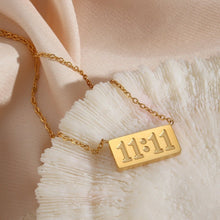Load image into Gallery viewer, 11:11 Stainless Steel spiritual necklace 11 11 MAKE A WISH - KoKo Australia11:11 Stainless Steel spiritual necklace 11 11 MAKE A WISHKoKo Australia