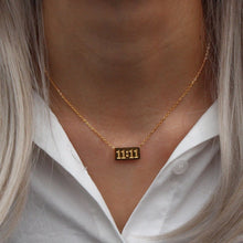 Load image into Gallery viewer, 11:11 Stainless Steel necklace with gold or silver plating 11 11 MAKE A WISH - KoKo Australia11:11 Stainless Steel necklace with gold or silver plating 11 11 MAKE A WISHKoKo Australia