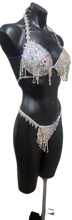 Load image into Gallery viewer, Iridescent shimmer asymmetrical FMG costume