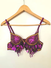 Load image into Gallery viewer, Belly dancer sequin bra for theme wear - KoKo AustraliaBelly dancer sequin bra for theme wearKoKo Australia