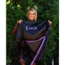 Load image into Gallery viewer, Black Custom Competition Robe - KoKo AustraliaBlack Custom Competition RobeKoKo Australia