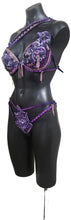 Load image into Gallery viewer, Purple Crystal FMG Bikini Competition Suit