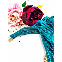 Load image into Gallery viewer, Teal underwire bikini