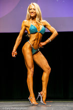 Load image into Gallery viewer, Aqua bikini with Preciosa crystals