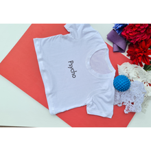 Load image into Gallery viewer, White 'Psycho' Crop