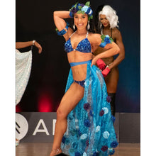 Load image into Gallery viewer, Silver Multi-Layered Oval Earrings