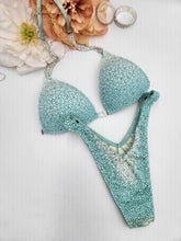 Load image into Gallery viewer, Mint and white ombre bikini (Figure and/or Fitness/bikini)
