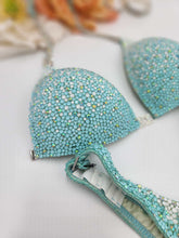 Load image into Gallery viewer, Mint and white ombre bikini (Figure and/or Fitness/bikini)
