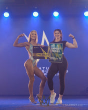 Load image into Gallery viewer, personalised posing client wearing koko Australia stagewear in NBA Bali show.jpg
