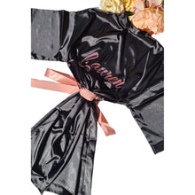 Load image into Gallery viewer, Black Custom Competition Robe - KoKo AustraliaBlack Custom Competition RobeKoKo Australia
