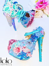 Load image into Gallery viewer, WBFF Style embellished Heels
