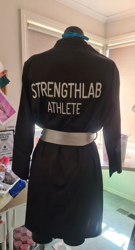 Strength Lab custom team robes for competition